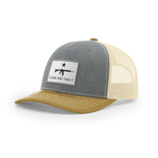Come And Take It Rifle Trucker Hat - White | Ballistic Republic™