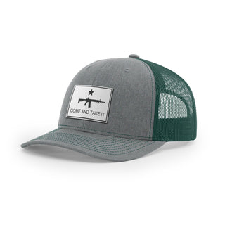 Come And Take It Rifle Trucker Hat - White | Ballistic Republic™