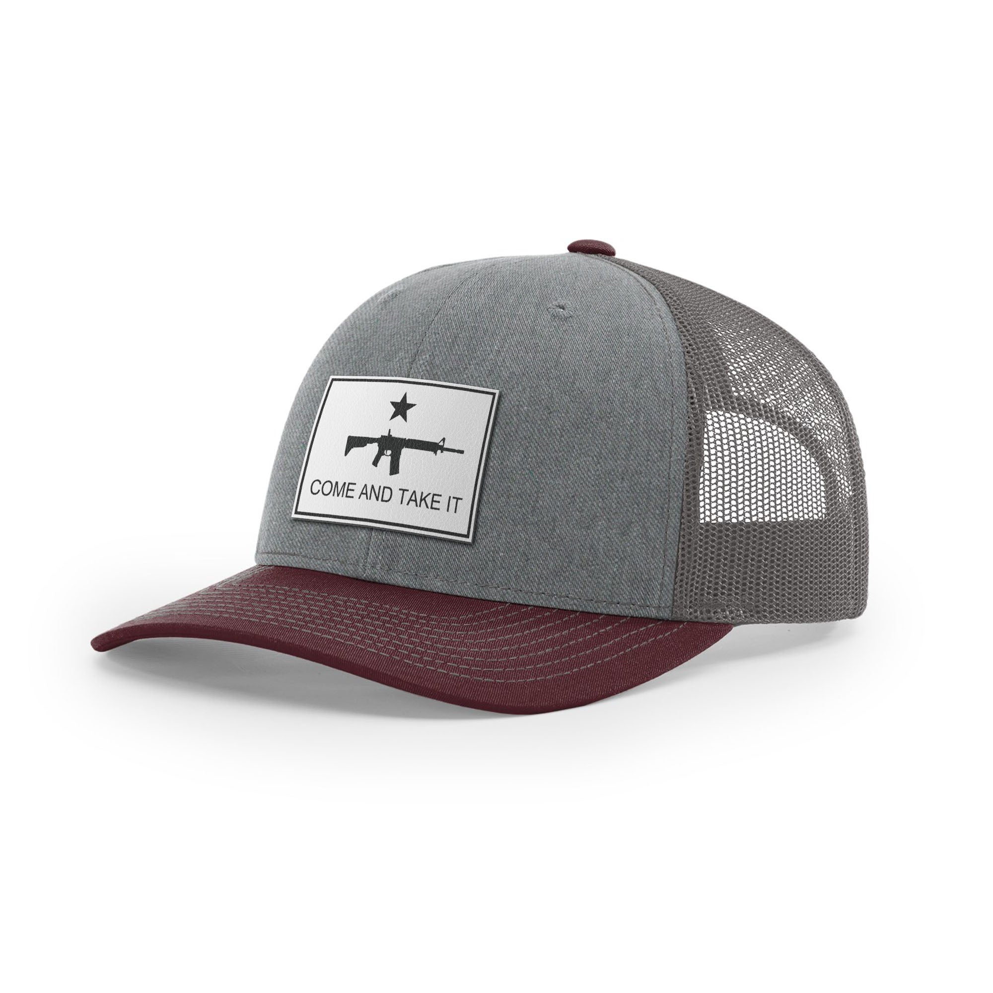 Come And Take It Rifle Trucker Hat - White | Ballistic Republic™