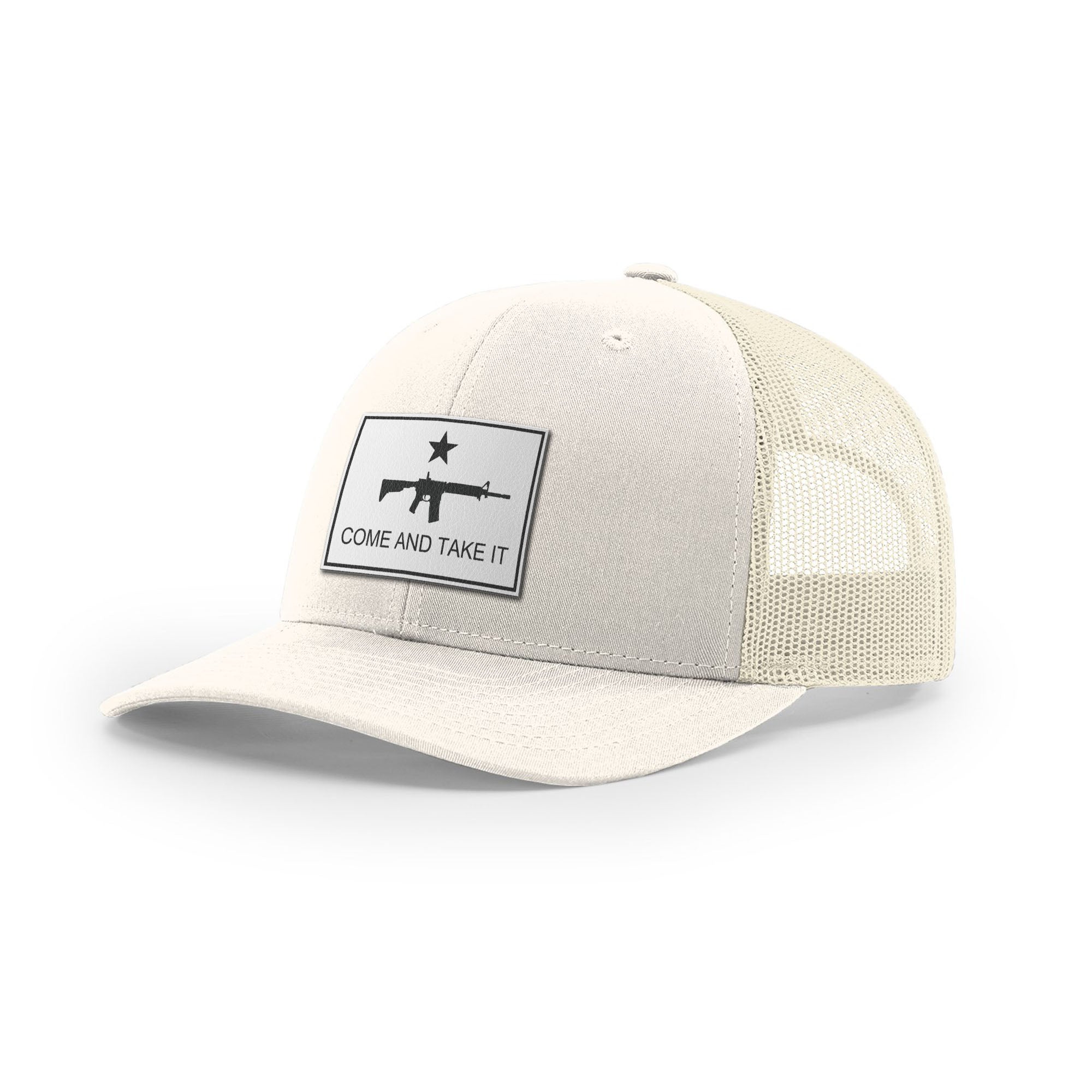Come And Take It Rifle Trucker Hat - White | Ballistic Republic™