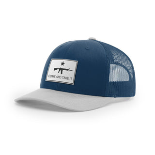 Come And Take It Rifle Trucker Hat - White | Ballistic Republic™
