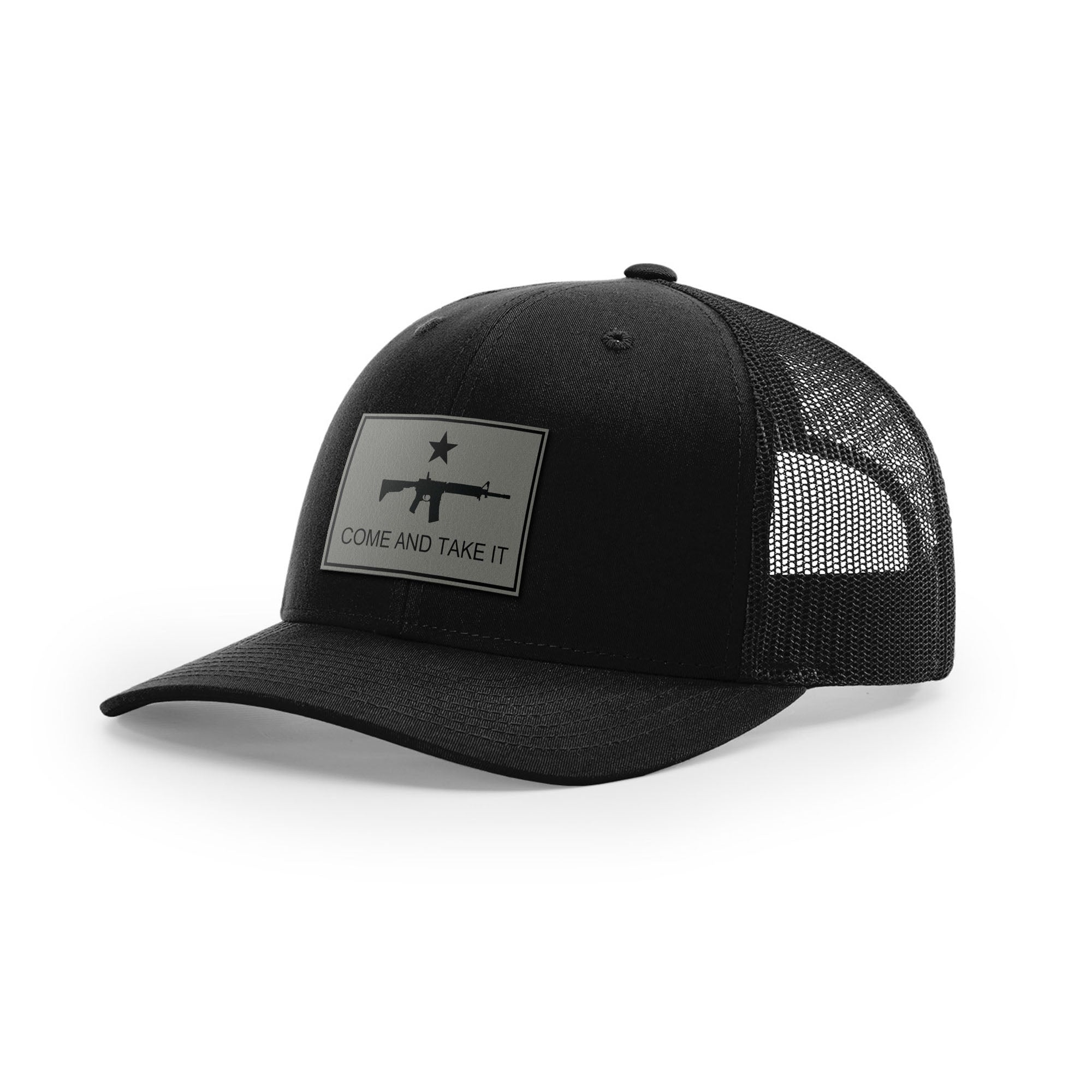 Come And Take It Rifle Trucker Hat - Charcoal | Ballistic Republic™
