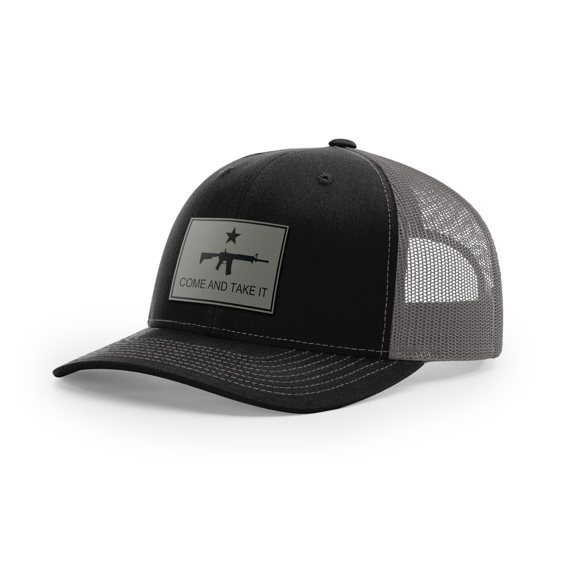 Come And Take It Rifle Trucker Hat - Charcoal | Ballistic Republic™