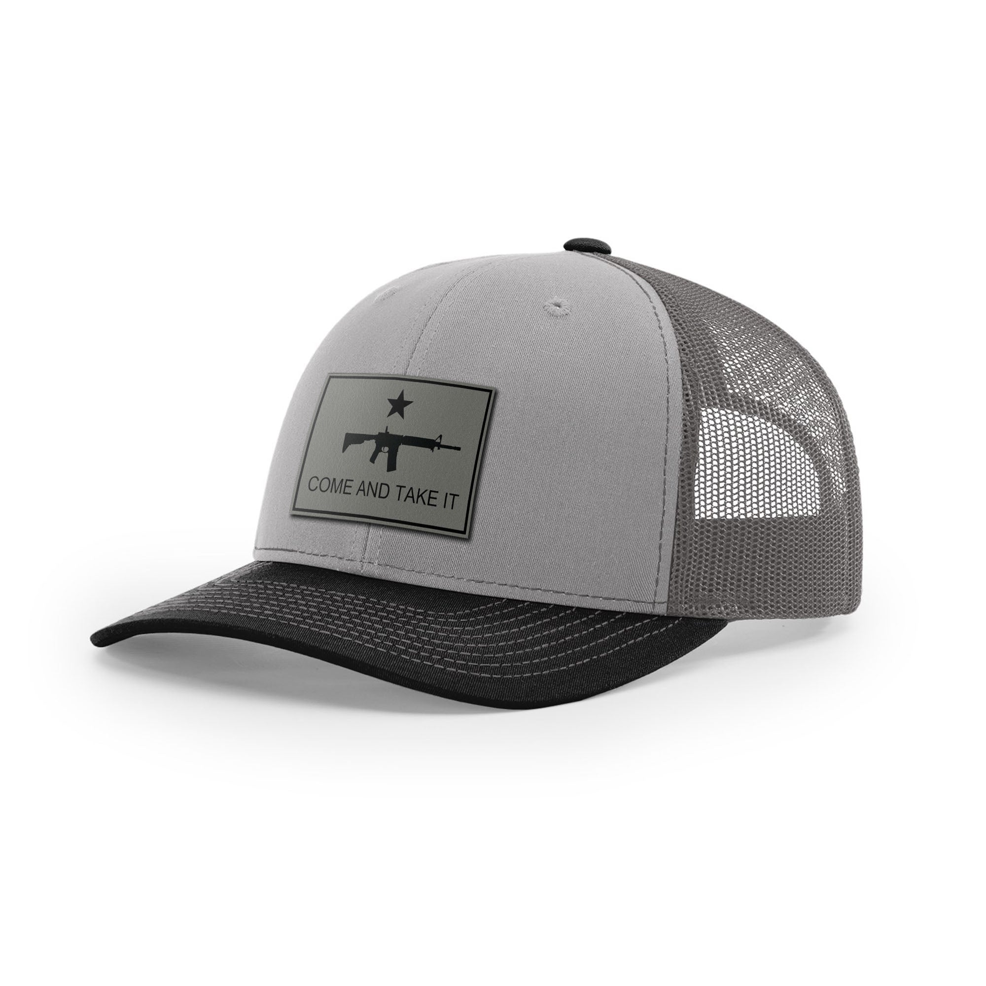 Come And Take It Rifle Trucker Hat - Charcoal | Ballistic Republic™