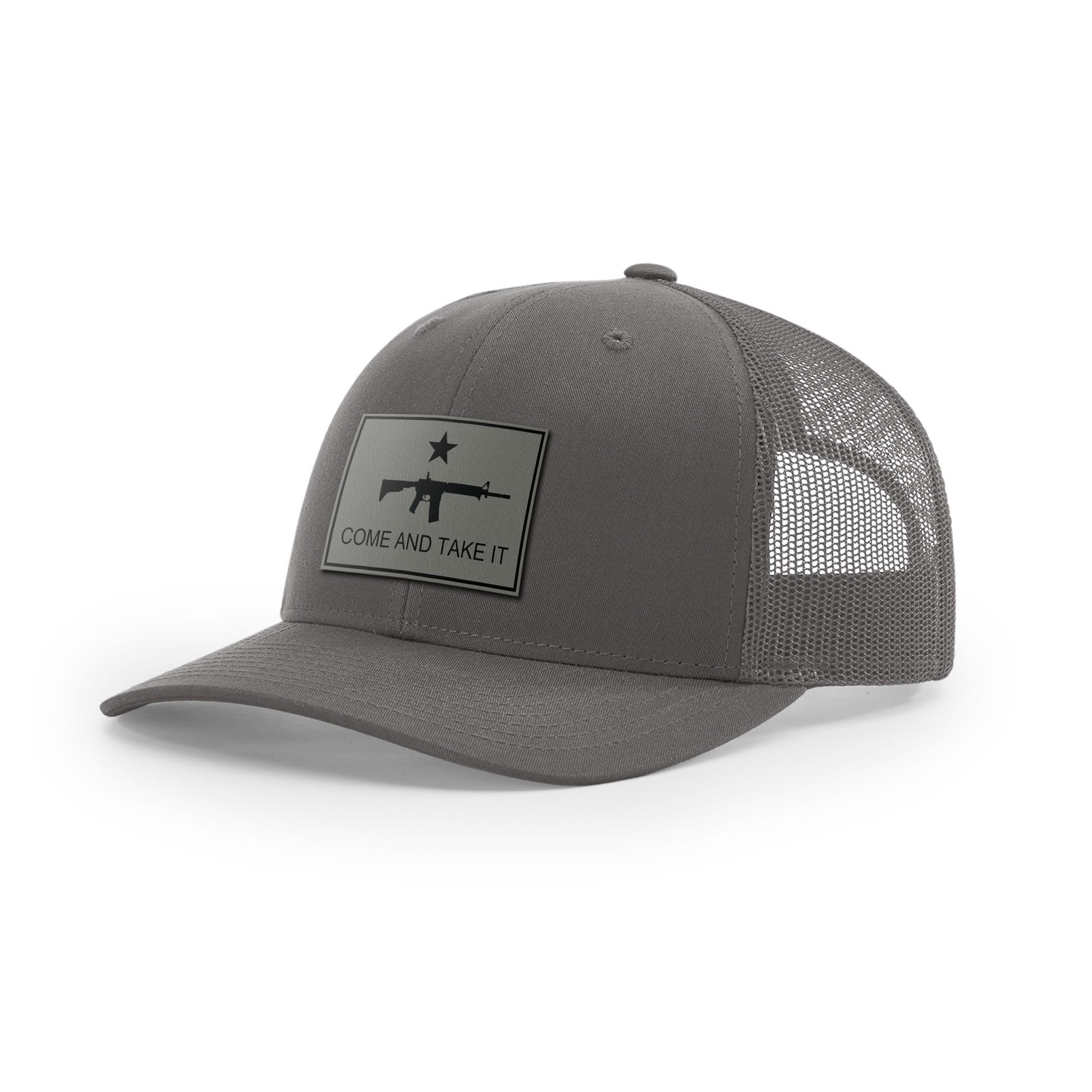 Come And Take It Rifle Trucker Hat - Charcoal | Ballistic Republic™