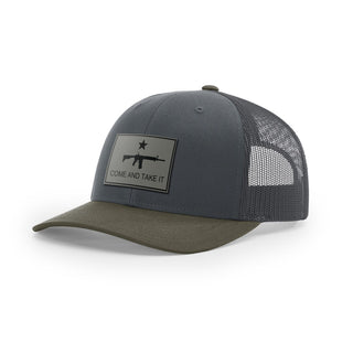 Come And Take It Rifle Trucker Hat - Charcoal | Ballistic Republic™