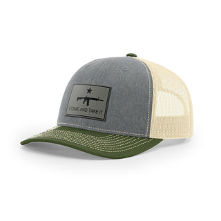 Come And Take It Rifle Trucker Hat - Charcoal | Ballistic Republic™