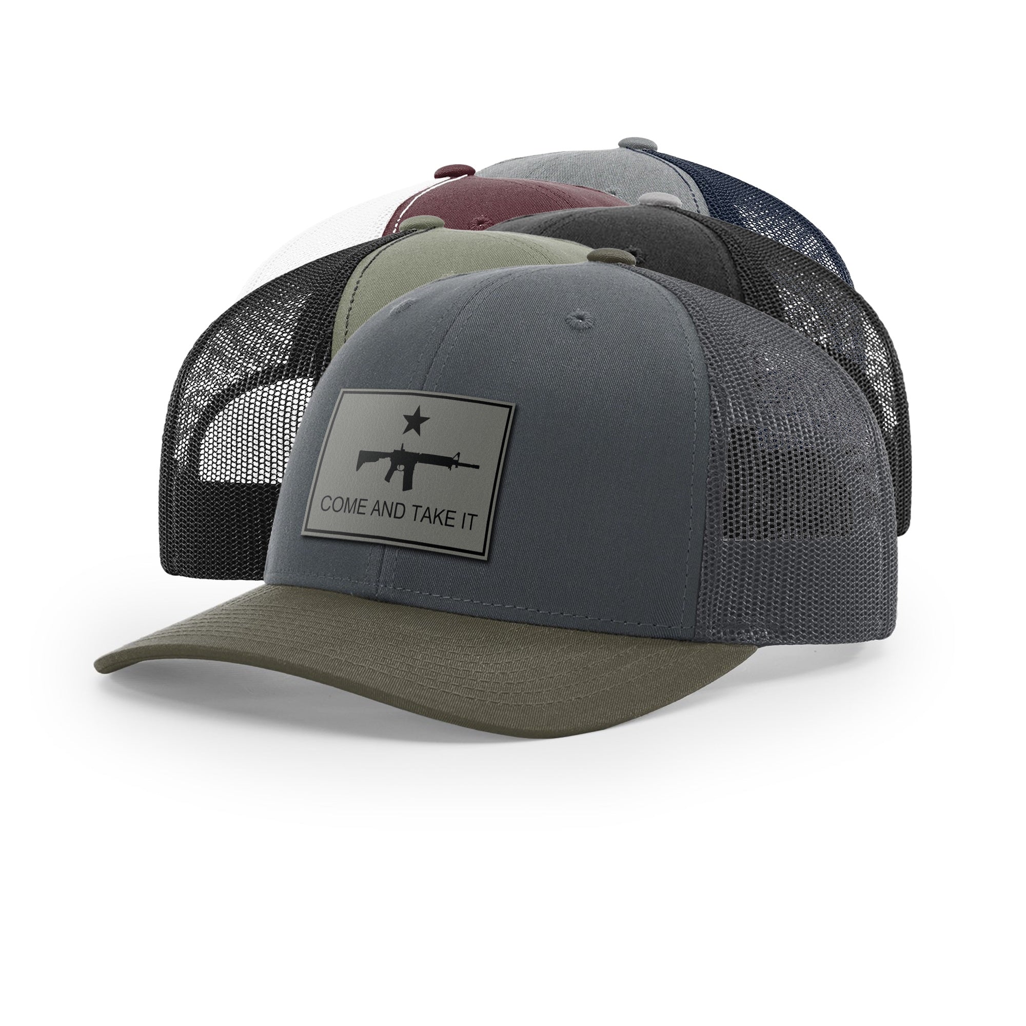 Come And Take It Rifle Trucker Hat - Charcoal | Ballistic Republic™