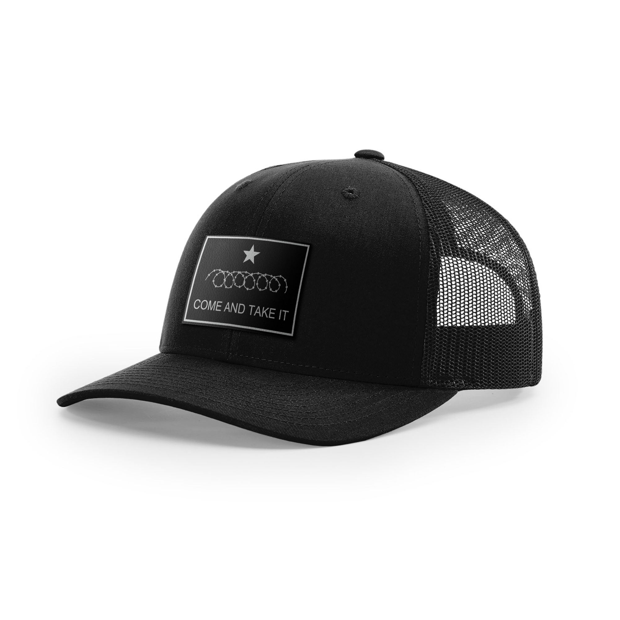 Come And Take It Razor Wire Trucker Hat - Black | Ballistic Republic™