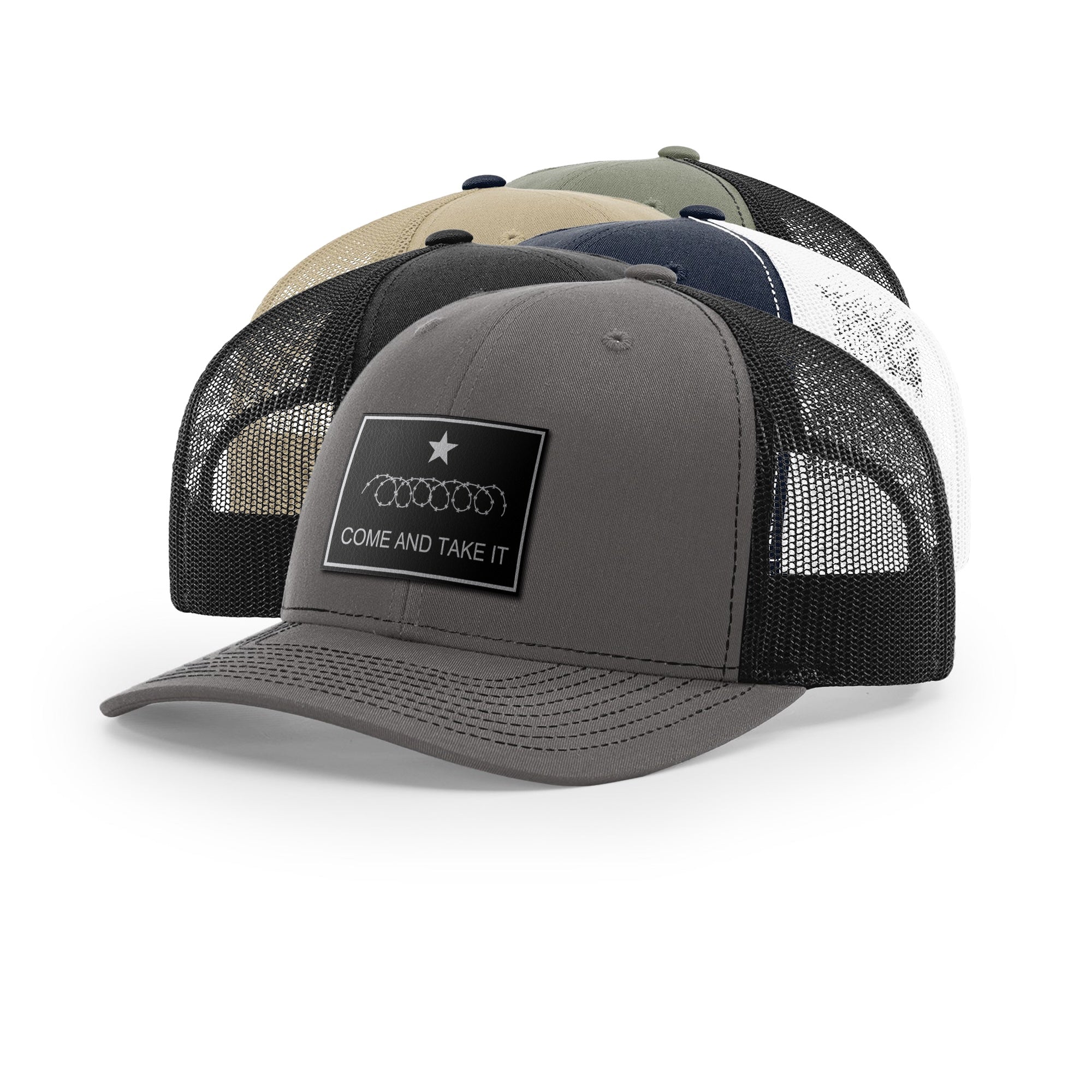 Come And Take It Razor Wire Trucker Hat - Black | Ballistic Republic™