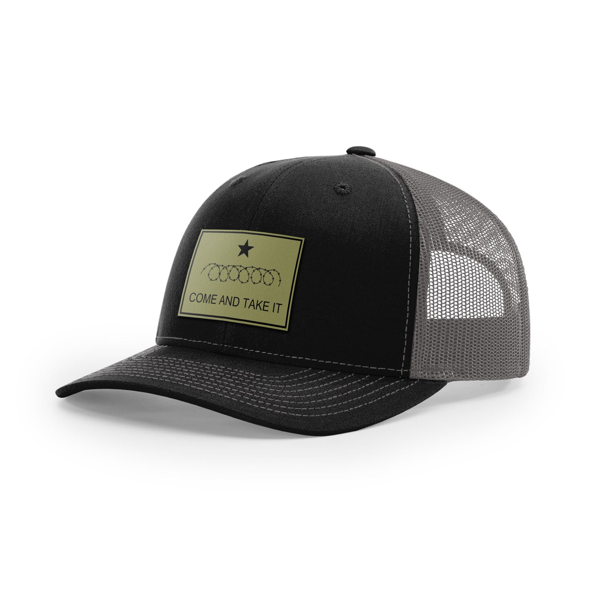 Come And Take It Razor Wire Trucker Hat - Military Olive | Ballistic Republic™