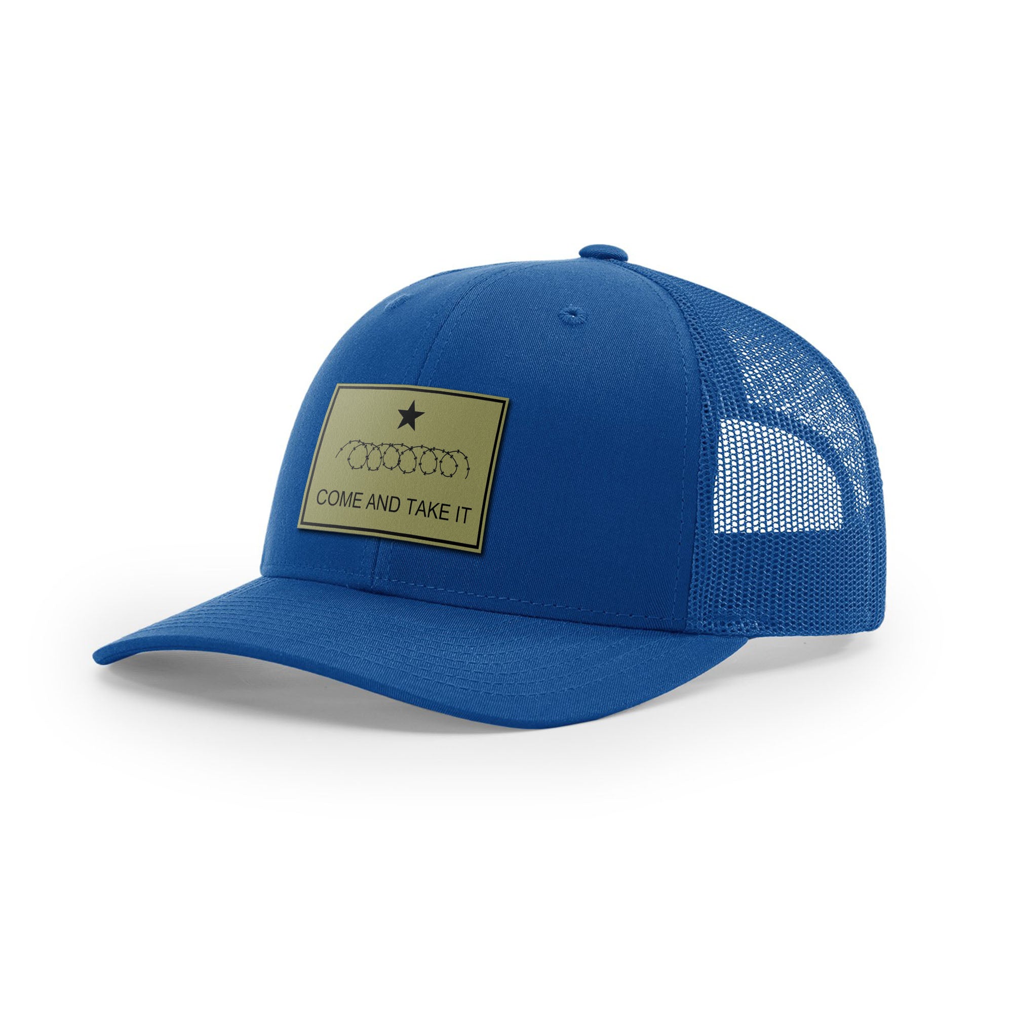 Come And Take It Razor Wire Trucker Hat - Military Olive | Ballistic Republic™