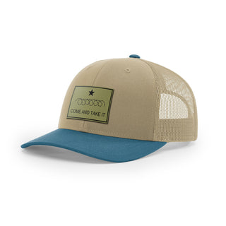 Come And Take It Razor Wire Trucker Hat - Military Olive | Ballistic Republic™