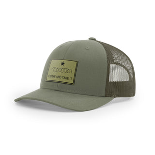 Come And Take It Razor Wire Trucker Hat - Military Olive | Ballistic Republic™