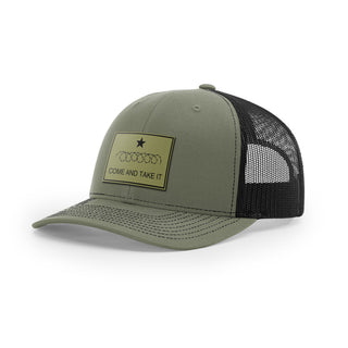 Come And Take It Razor Wire Trucker Hat - Military Olive | Ballistic Republic™