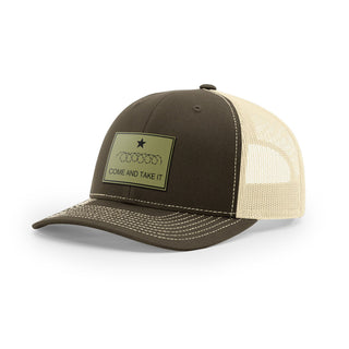 Come And Take It Razor Wire Trucker Hat - Military Olive | Ballistic Republic™