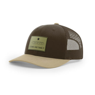 Come And Take It Razor Wire Trucker Hat - Military Olive | Ballistic Republic™