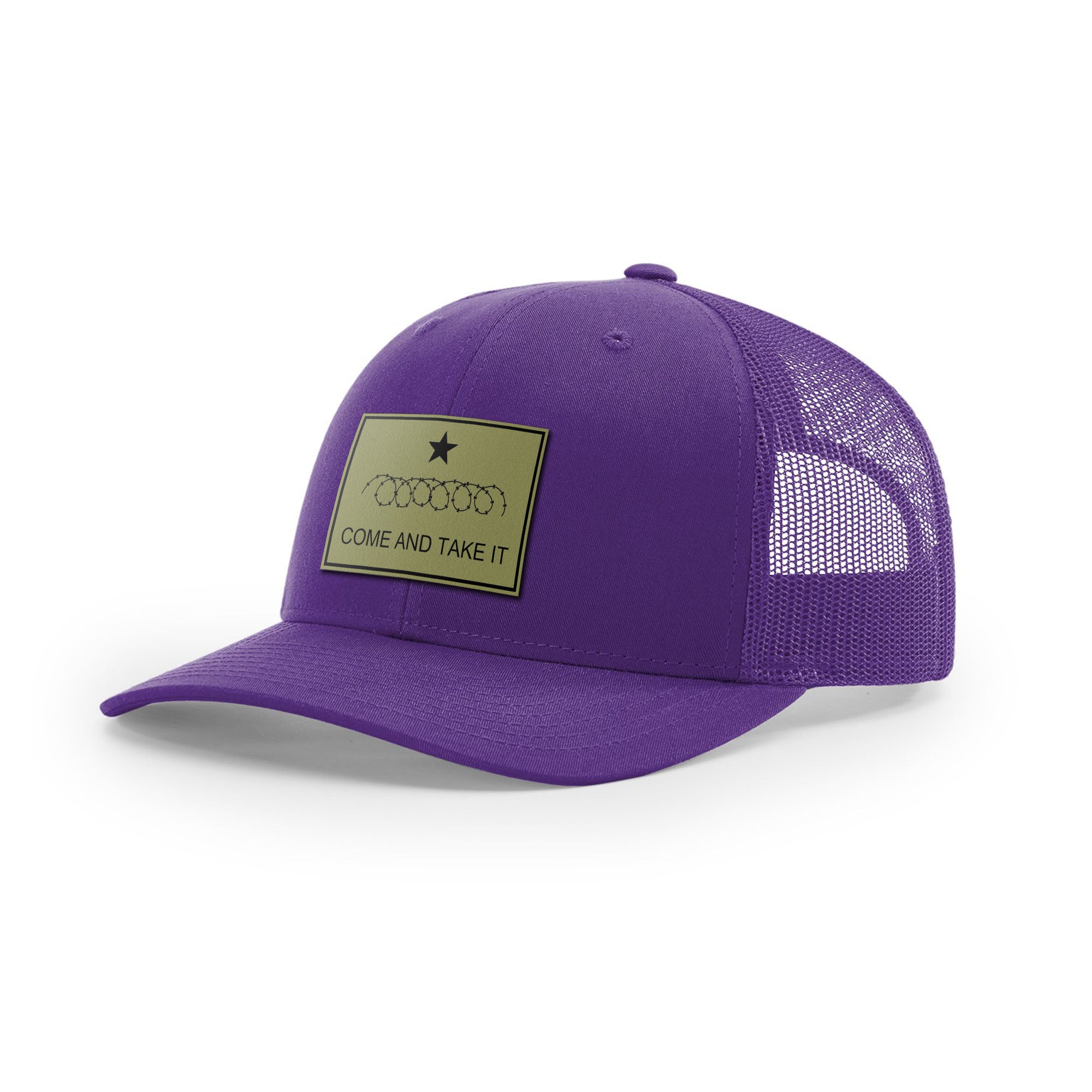 Come And Take It Razor Wire Trucker Hat - Military Olive | Ballistic Republic™