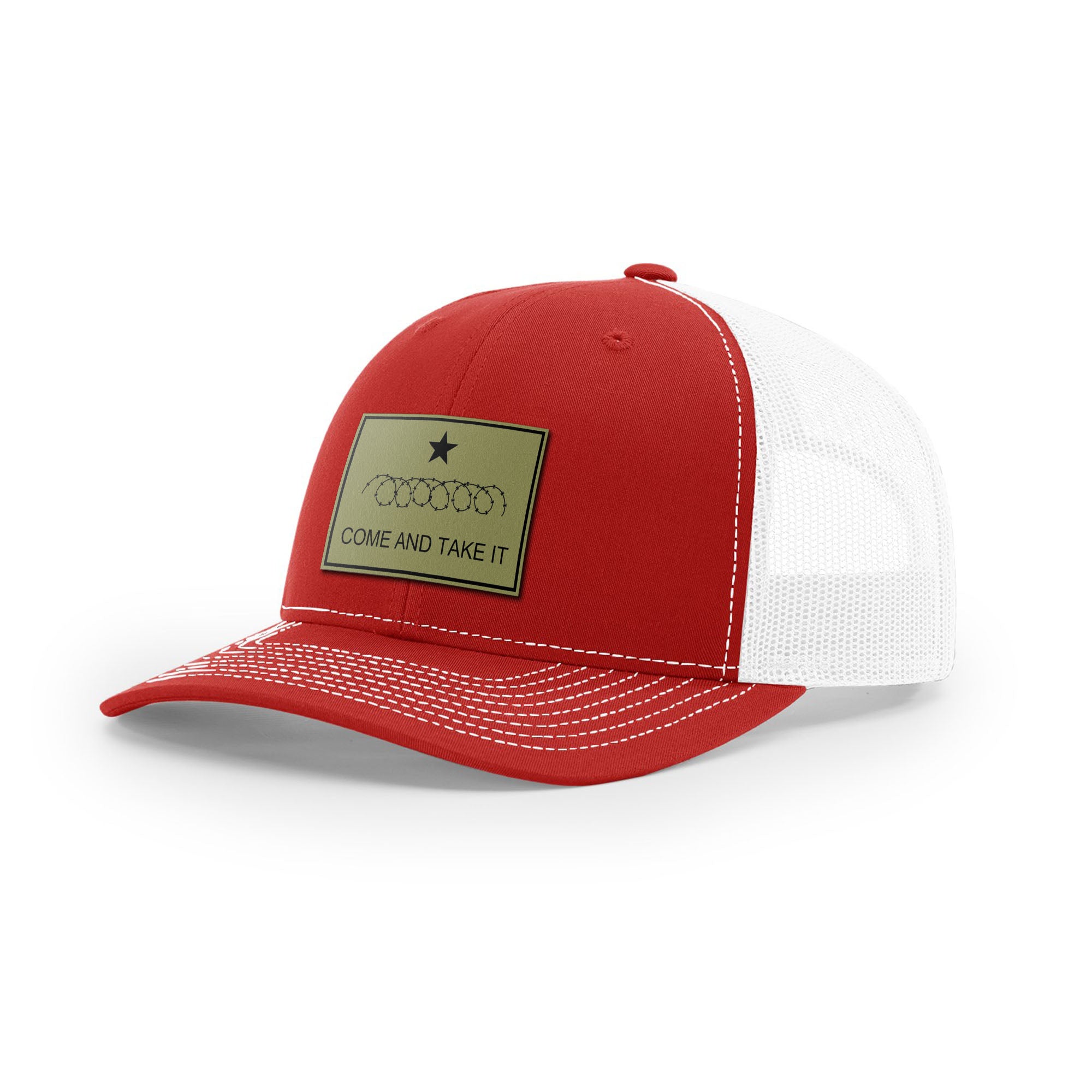 Come And Take It Razor Wire Trucker Hat - Military Olive | Ballistic Republic™