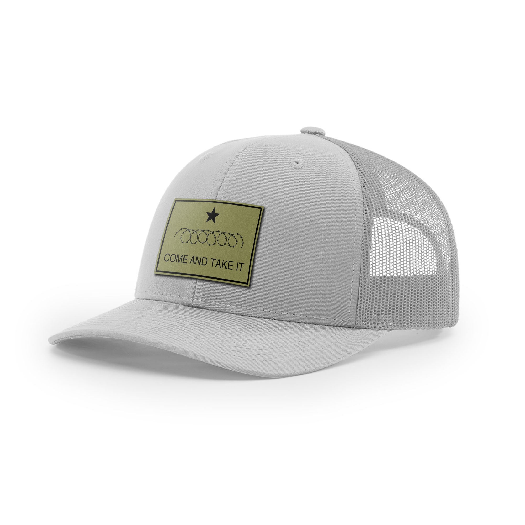 Come And Take It Razor Wire Trucker Hat - Military Olive | Ballistic Republic™