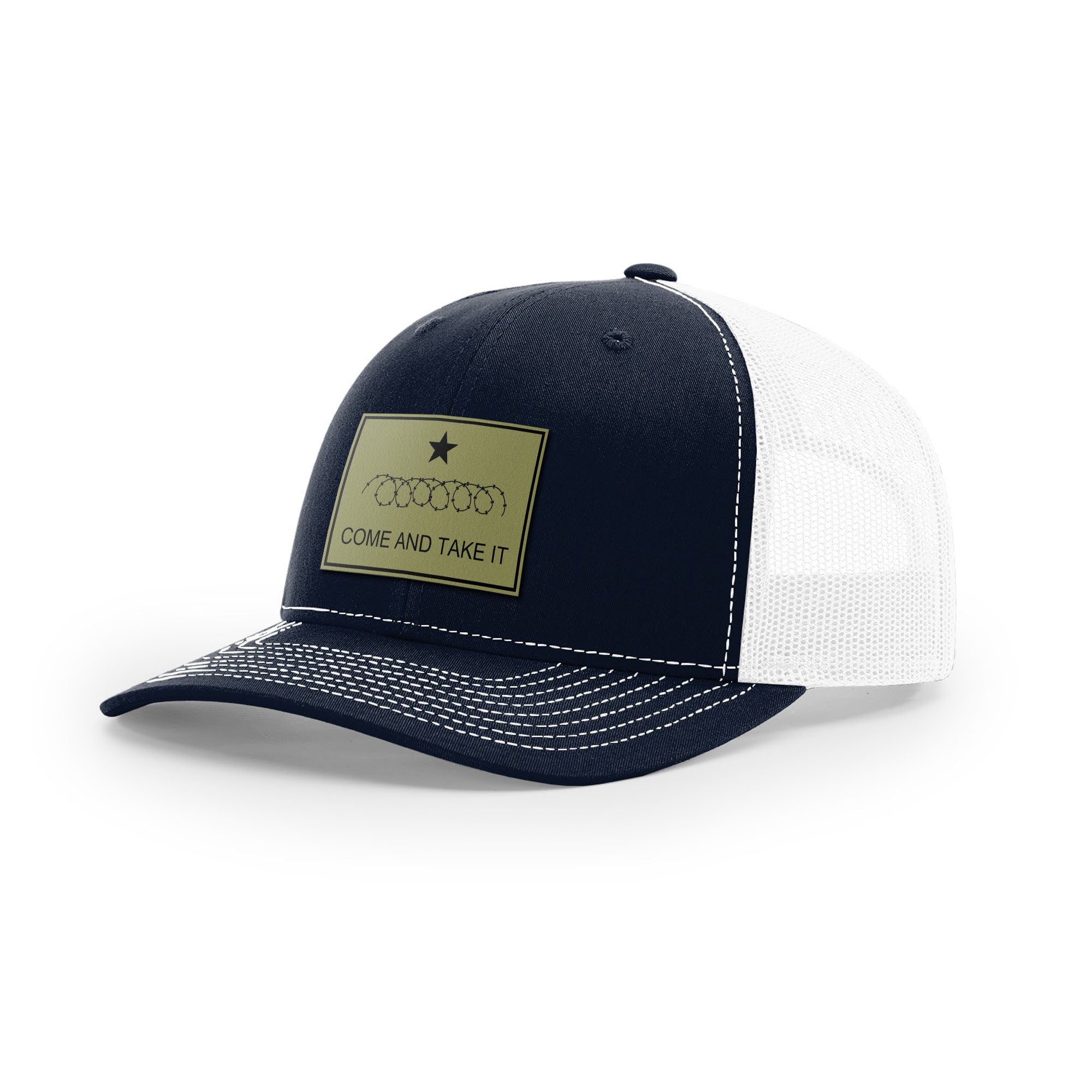 Come And Take It Razor Wire Trucker Hat - Military Olive | Ballistic Republic™