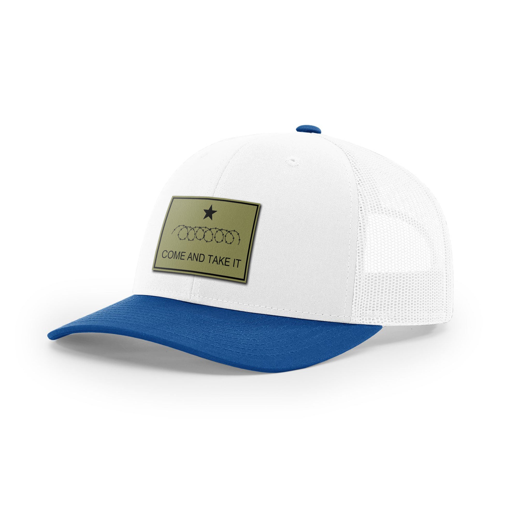 Come And Take It Razor Wire Trucker Hat - Military Olive | Ballistic Republic™