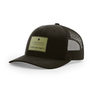 Come And Take It Razor Wire Trucker Hat - Military Olive | Ballistic Republic™