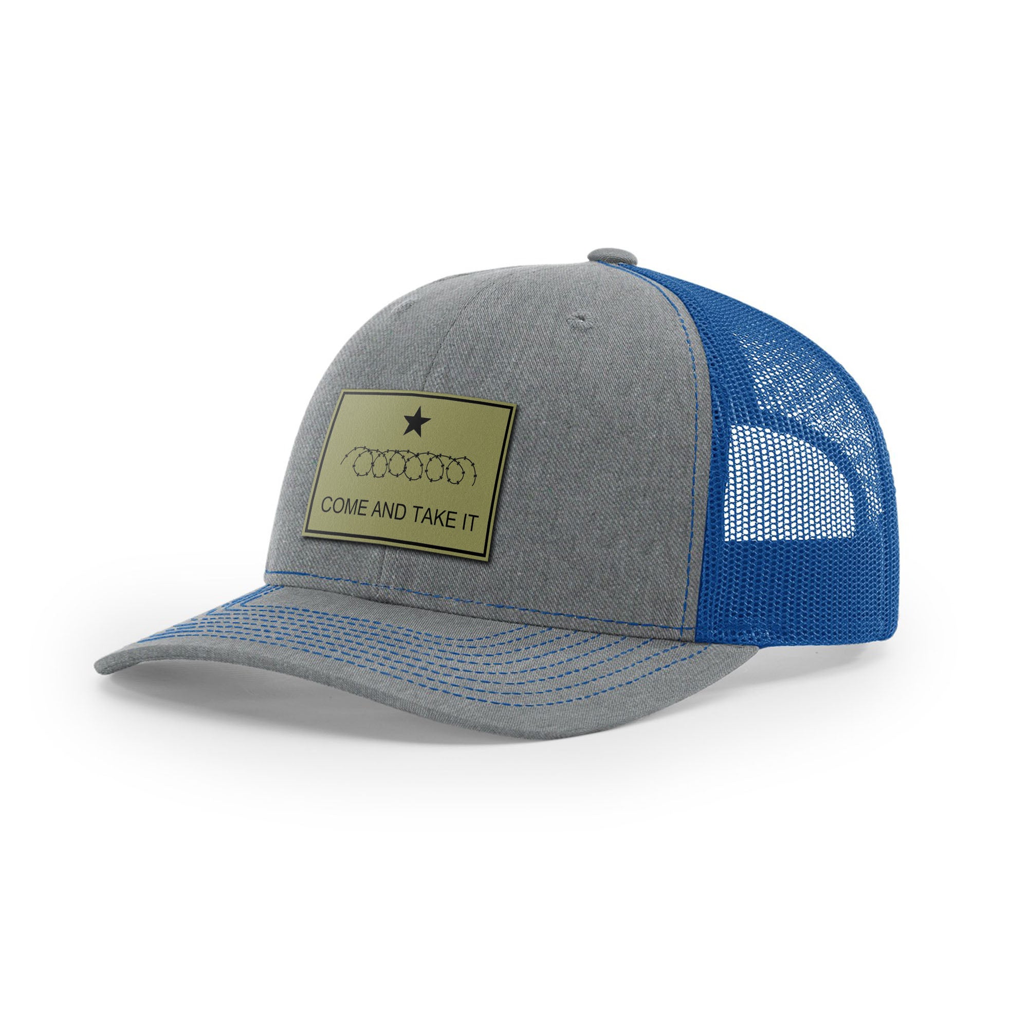 Come And Take It Razor Wire Trucker Hat - Military Olive | Ballistic Republic™