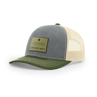 Come And Take It Razor Wire Trucker Hat - Military Olive | Ballistic Republic™