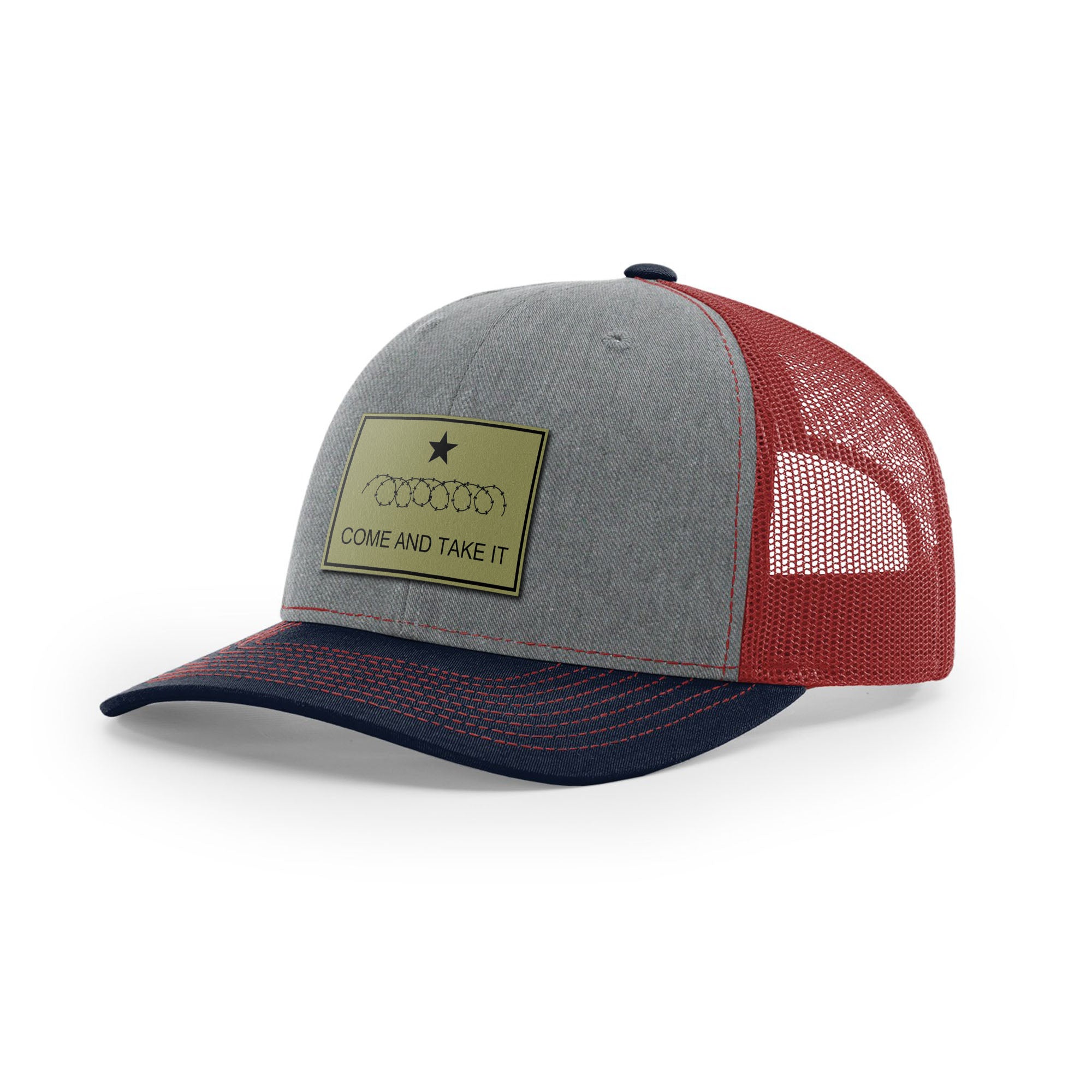 Come And Take It Razor Wire Trucker Hat - Military Olive | Ballistic Republic™