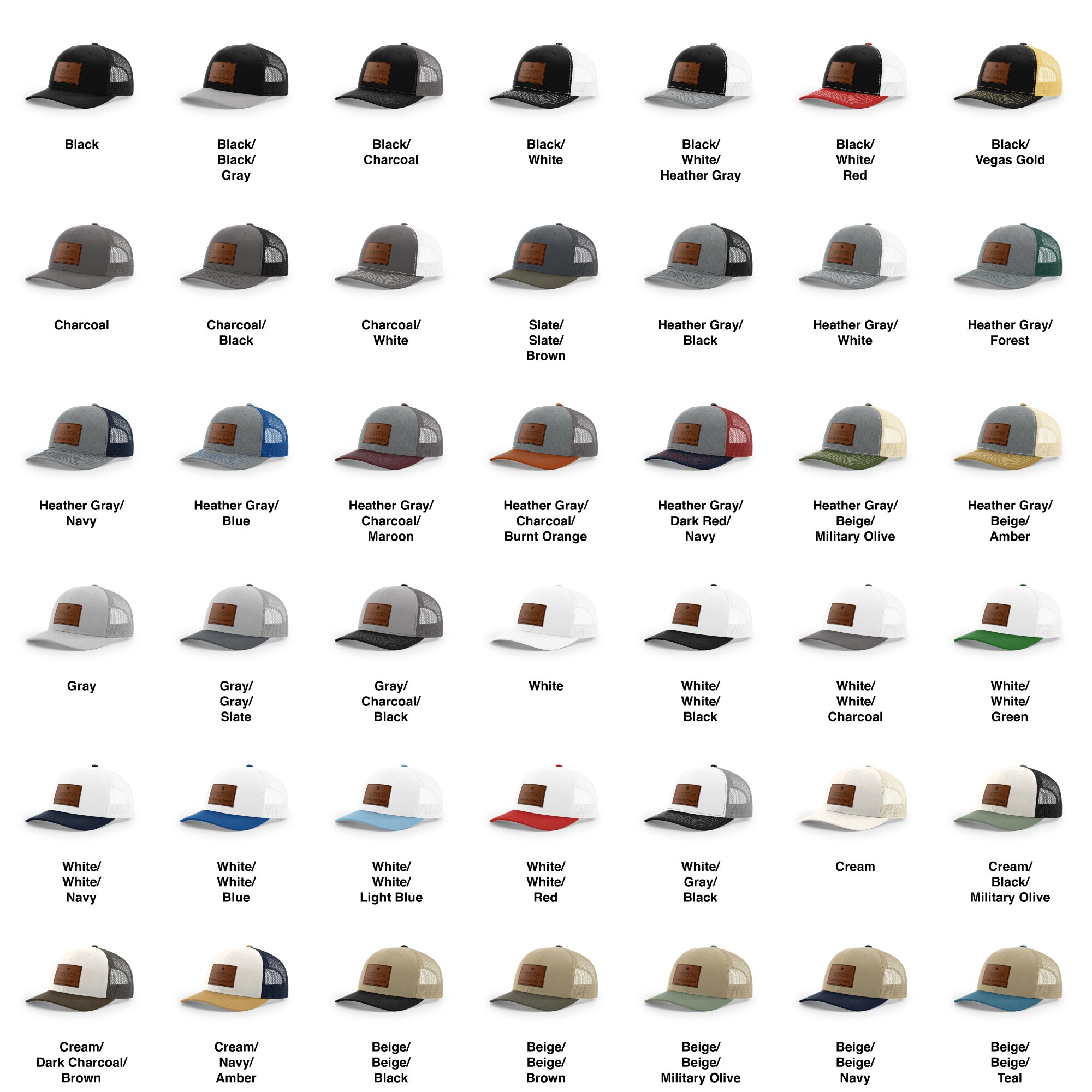 Come And Take It Razor Wire Trucker Hat - Brown | Ballistic Republic™