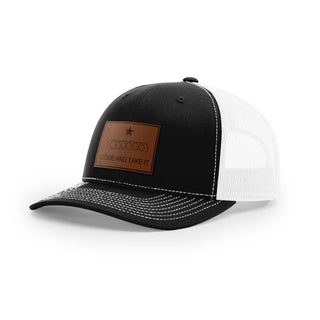 Come And Take It Razor Wire Trucker Hat - Brown | Ballistic Republic™