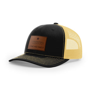 Come And Take It Razor Wire Trucker Hat - Brown | Ballistic Republic™