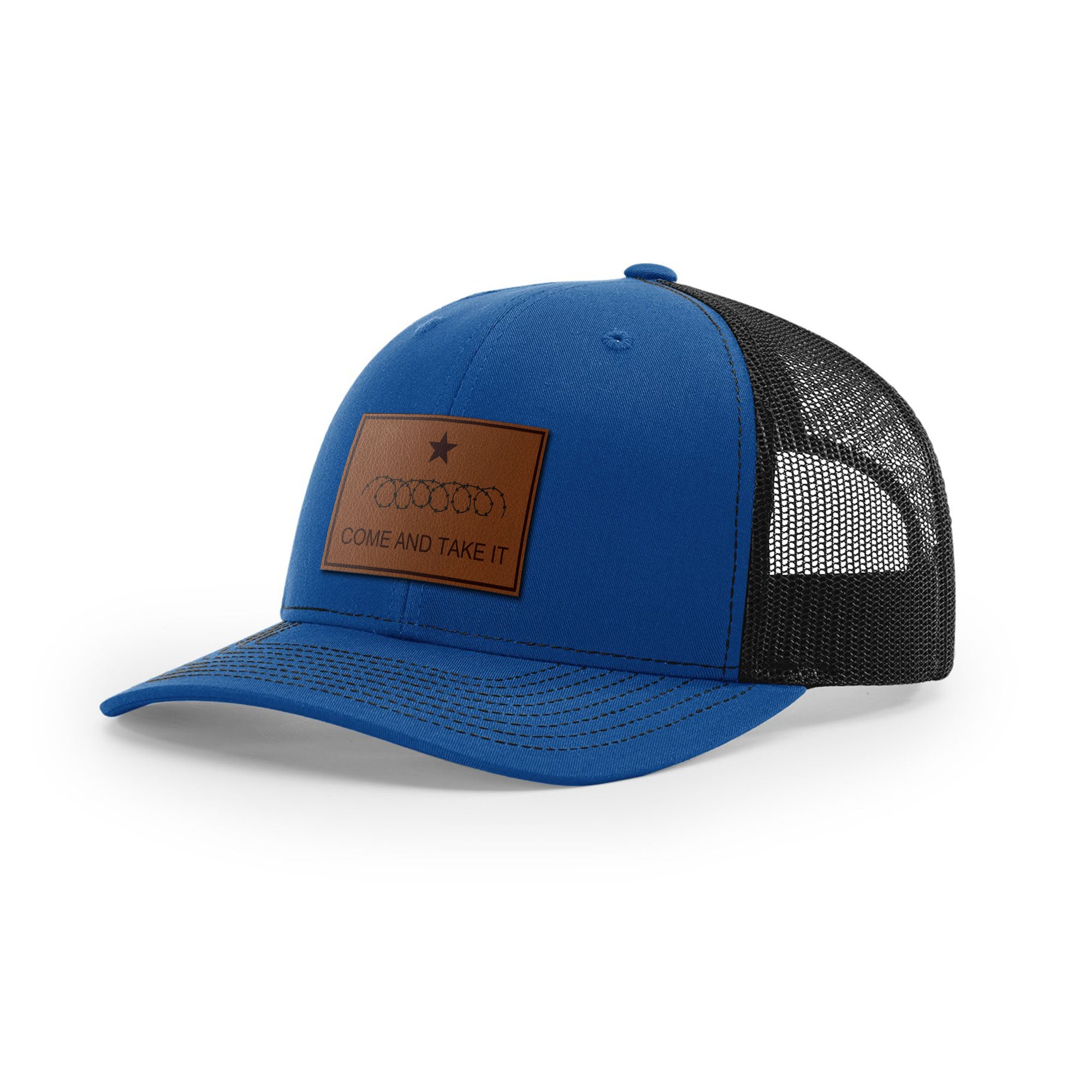 Come And Take It Razor Wire Trucker Hat - Brown | Ballistic Republic™