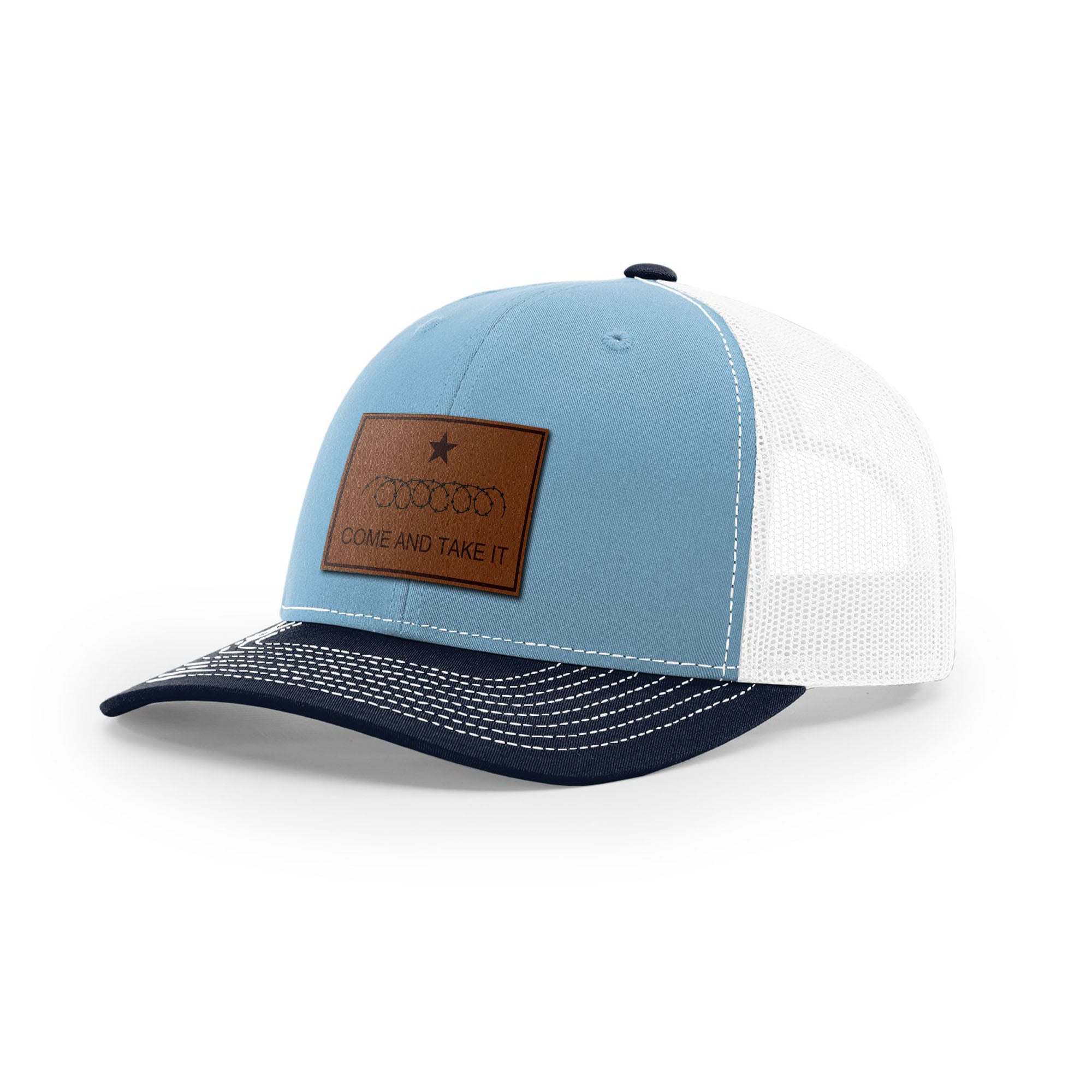 Come And Take It Razor Wire Trucker Hat - Brown | Ballistic Republic™