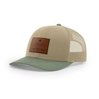 Come And Take It Razor Wire Trucker Hat - Brown | Ballistic Republic™