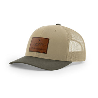 Come And Take It Razor Wire Trucker Hat - Brown | Ballistic Republic™