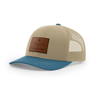 Come And Take It Razor Wire Trucker Hat - Brown | Ballistic Republic™