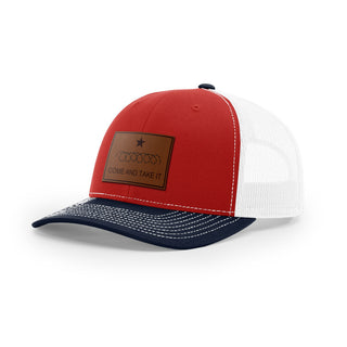 Come And Take It Razor Wire Trucker Hat - Brown | Ballistic Republic™