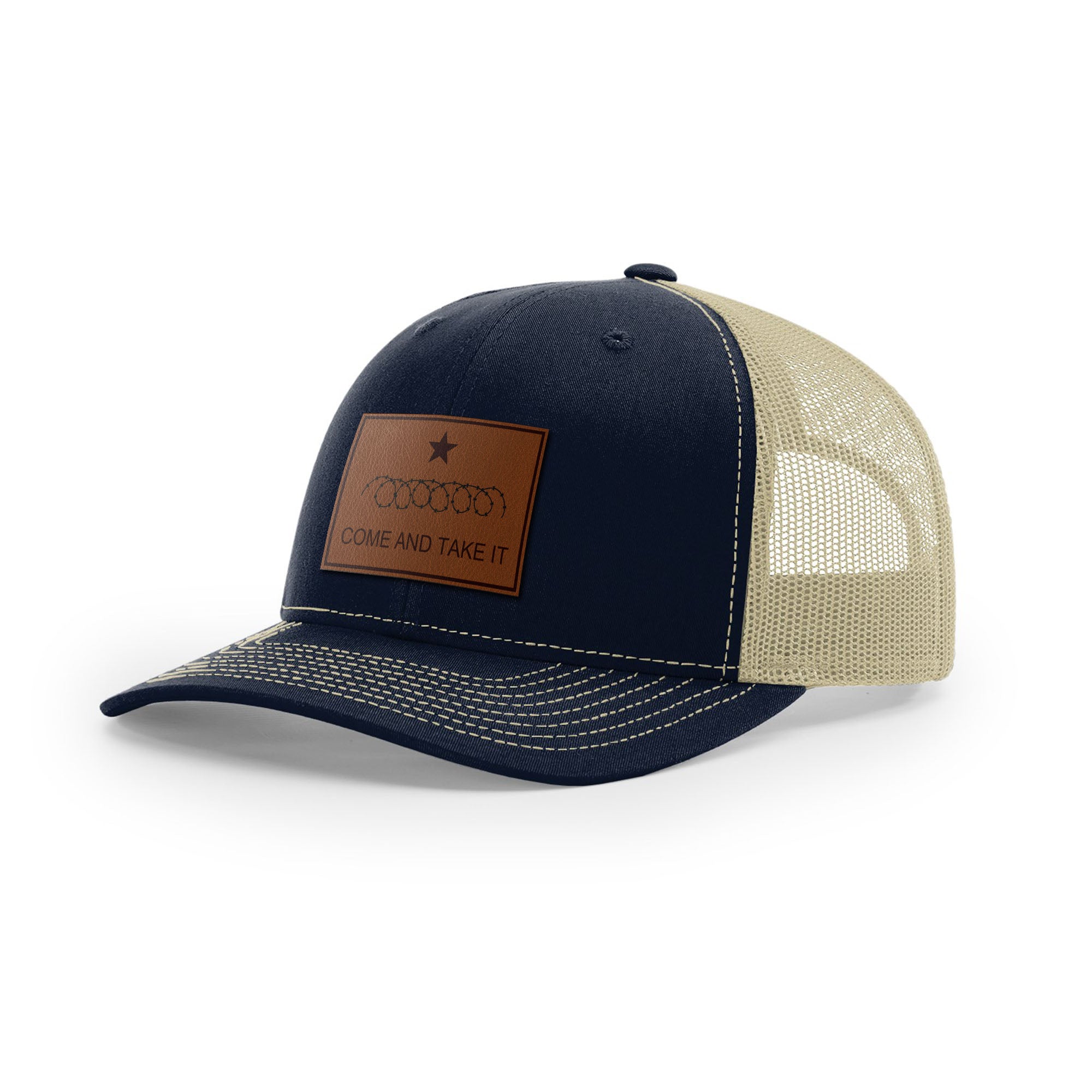 Come And Take It Razor Wire Trucker Hat - Brown | Ballistic Republic™