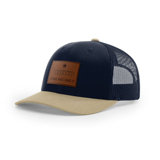 Come And Take It Razor Wire Trucker Hat - Brown | Ballistic Republic™