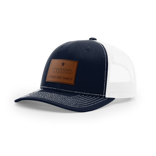 Come And Take It Razor Wire Trucker Hat - Brown | Ballistic Republic™