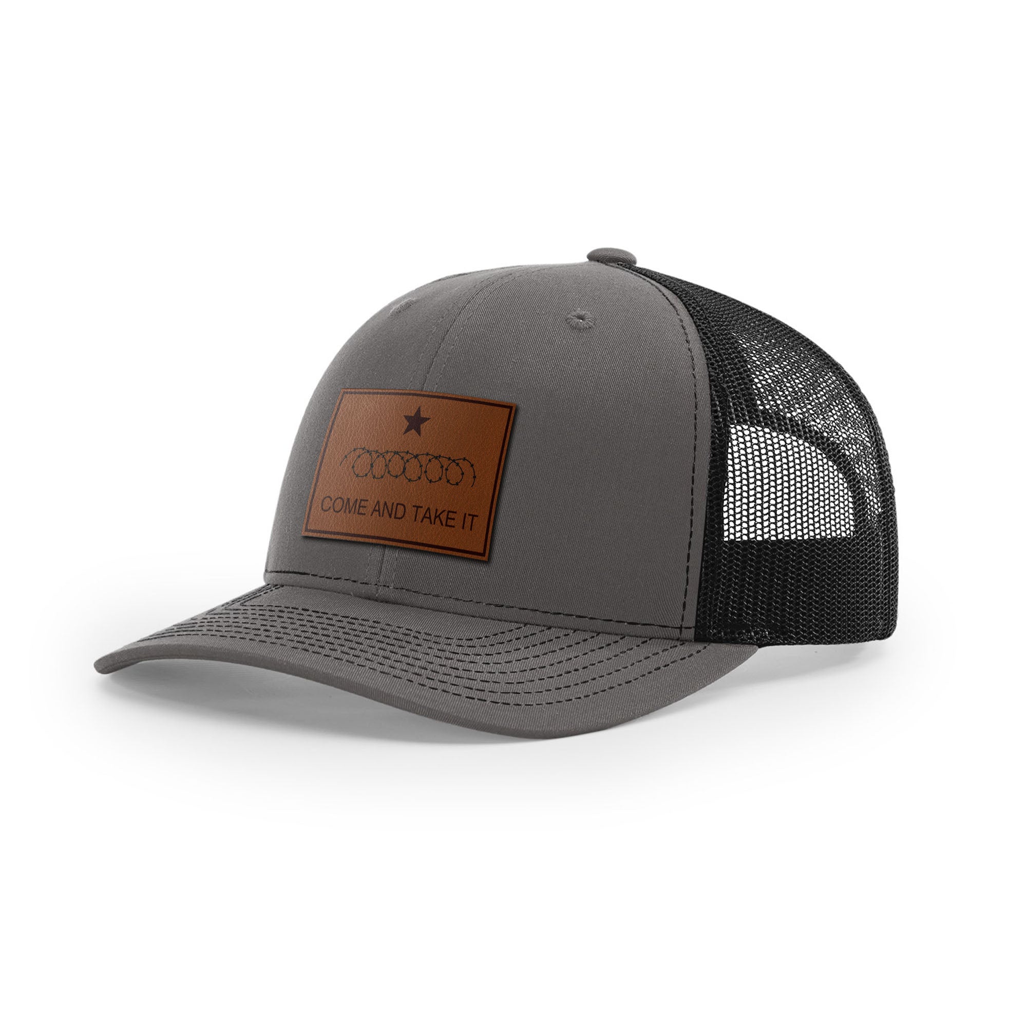 Come And Take It Razor Wire Trucker Hat - Brown | Ballistic Republic™