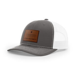 Come And Take It Razor Wire Trucker Hat - Brown | Ballistic Republic™