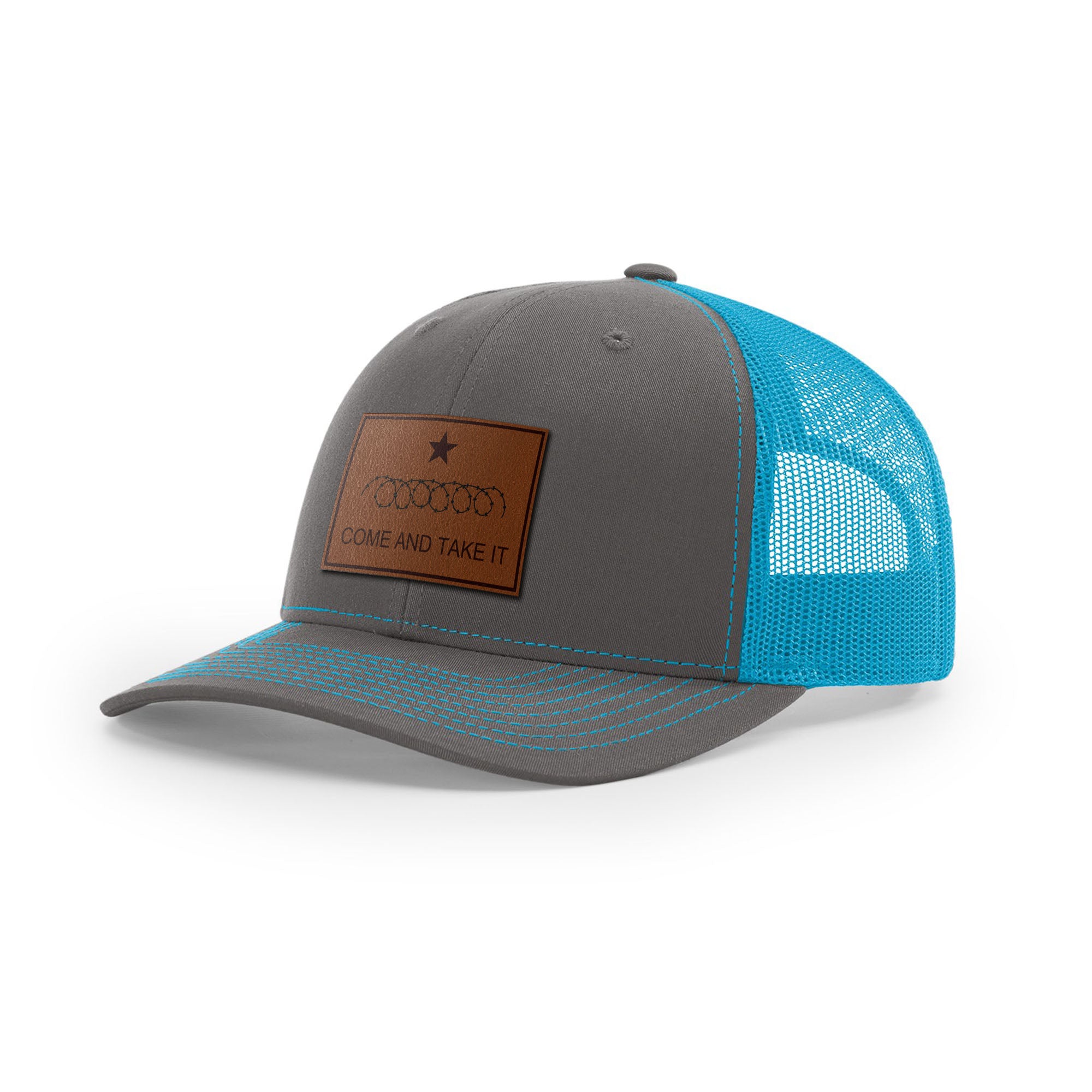 Come And Take It Razor Wire Trucker Hat - Brown | Ballistic Republic™