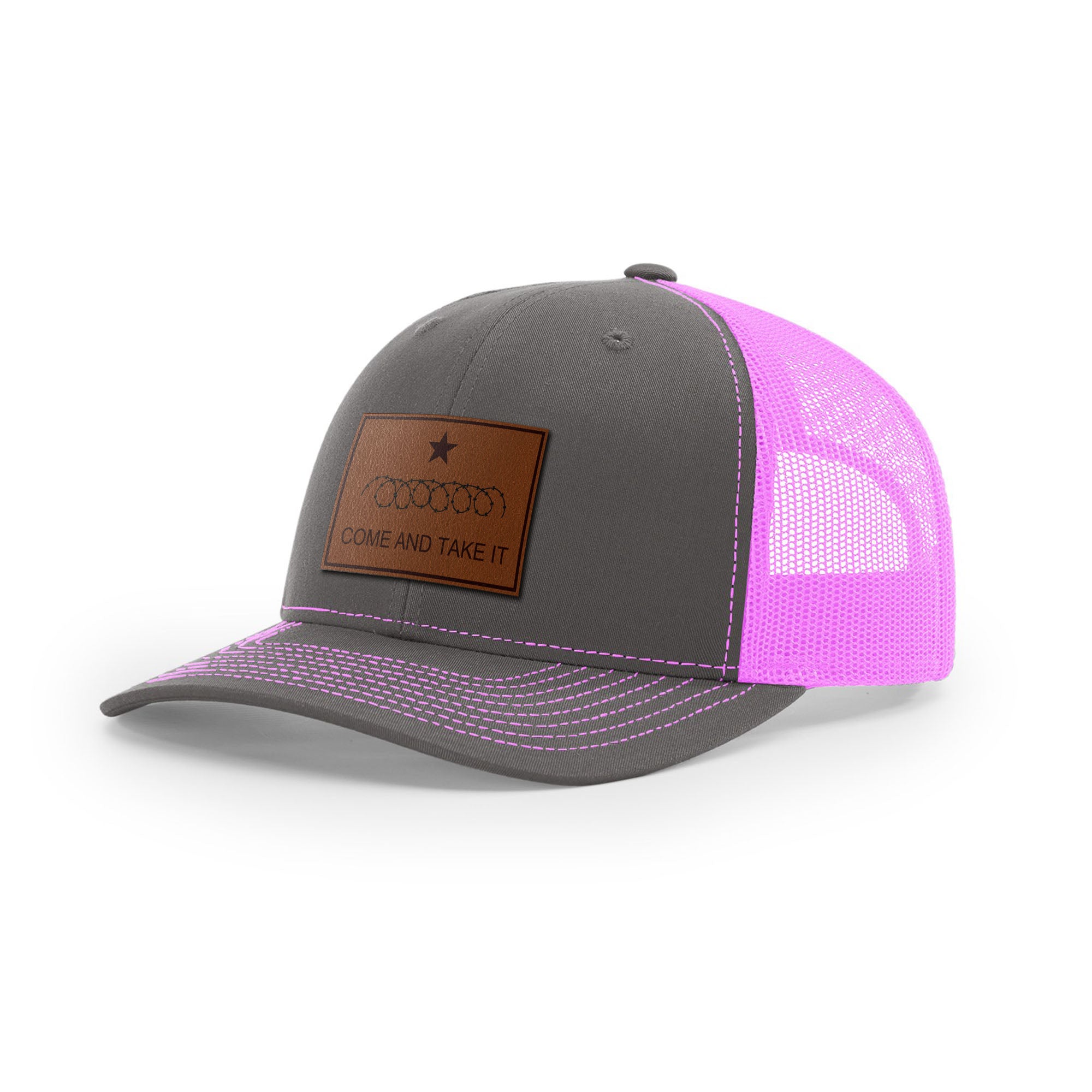 Come And Take It Razor Wire Trucker Hat - Brown | Ballistic Republic™