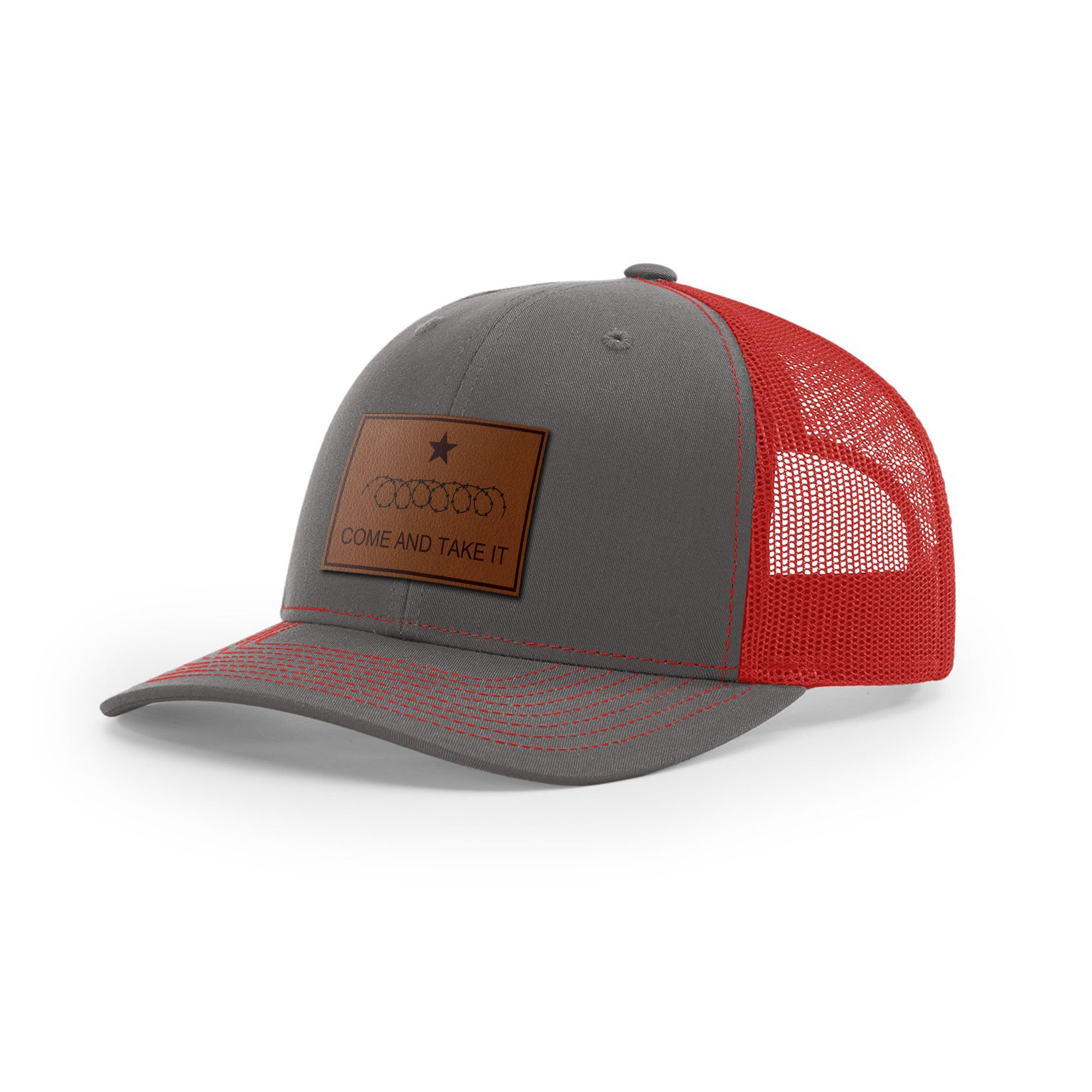 Come And Take It Razor Wire Trucker Hat - Brown | Ballistic Republic™