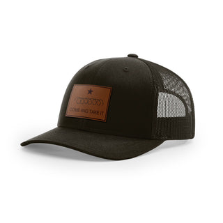 Come And Take It Razor Wire Trucker Hat - Brown | Ballistic Republic™