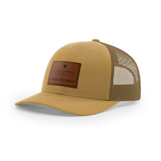 Come And Take It Razor Wire Trucker Hat - Brown | Ballistic Republic™