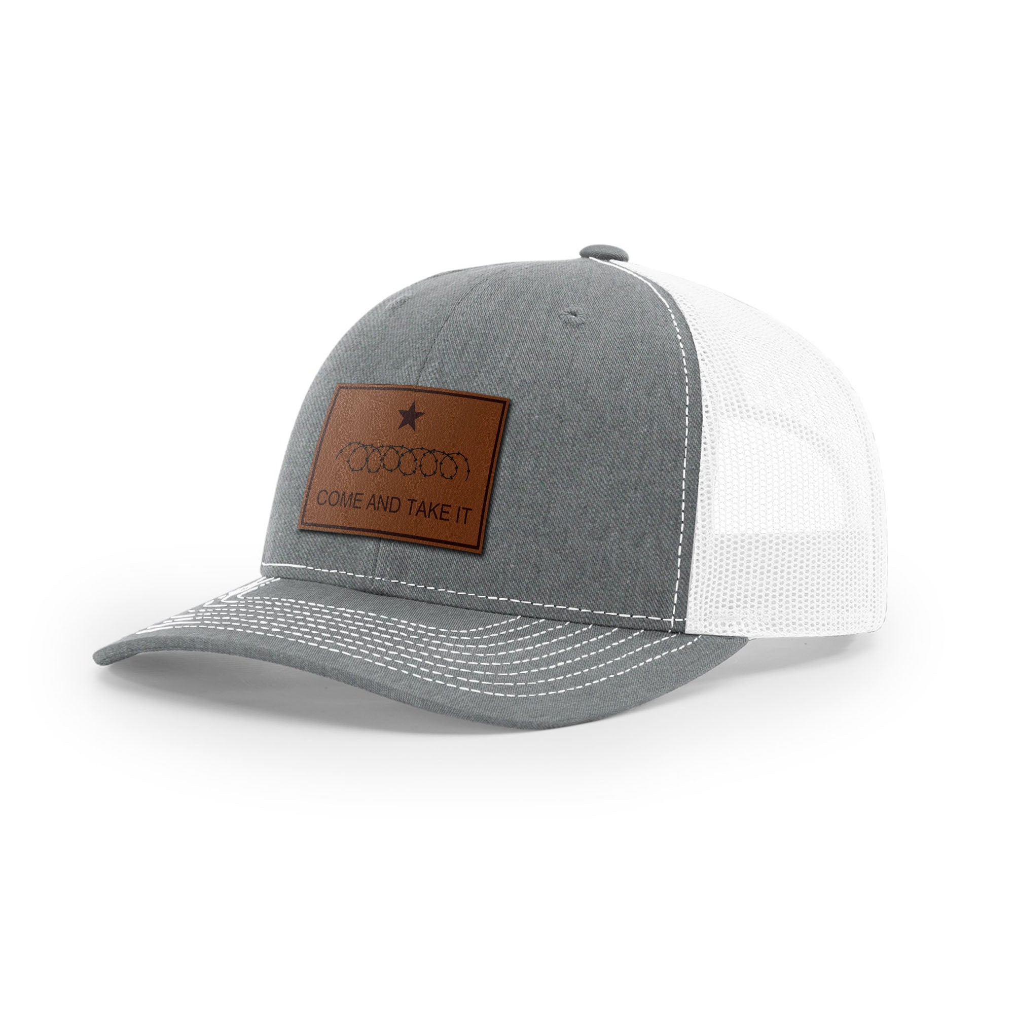 Come And Take It Razor Wire Trucker Hat - Brown | Ballistic Republic™
